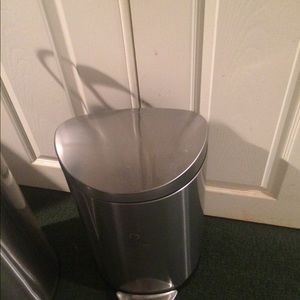 Small stainless steel trashcsn